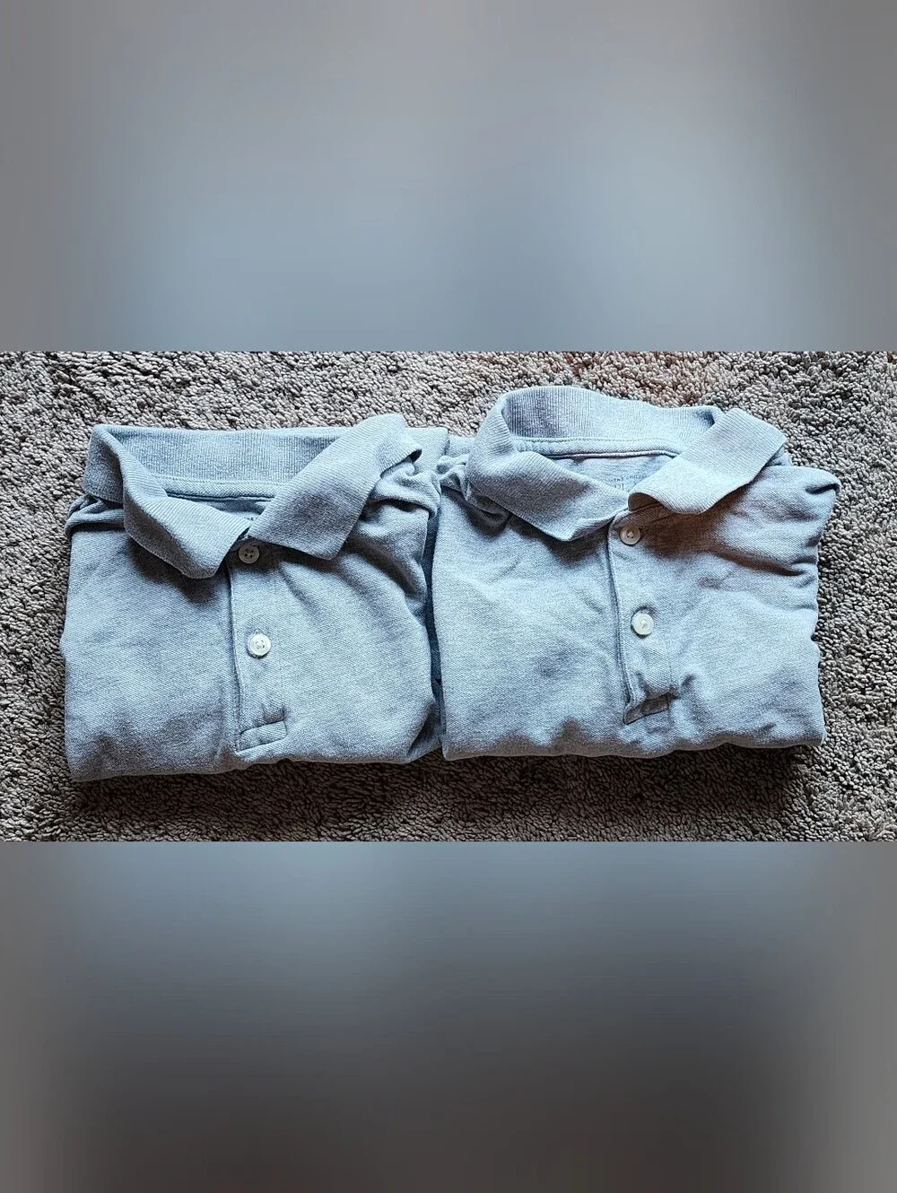 Boys Gray Uniform Shirts Size 16 (XL) The Children's Place, Set Of Two Shirts